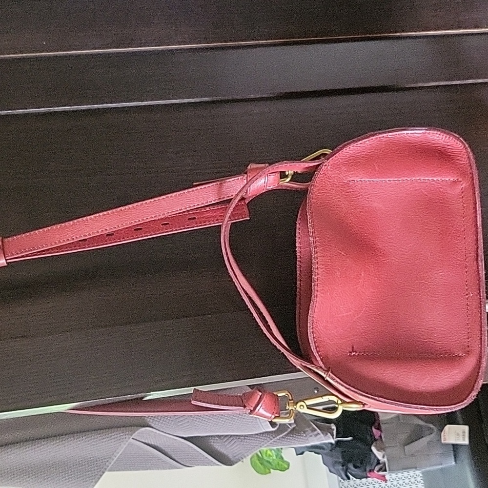 Madewell Burgundy Red Crossbody Bag - Picture 3 of 4